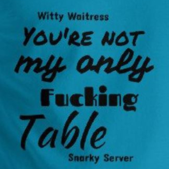 Snarky Server Custom made T shirts coffee mugs bag - Picture 1 of 6